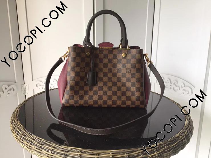 N41675】 LOUIS VUITTON ヴィトン ダミエ・エベヌ バッグ スーパー