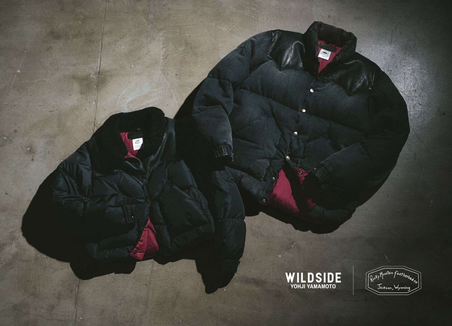WILDSIDE YOHJI YAMAMOTO × Rocky Mountain Featherbed Collaboration
