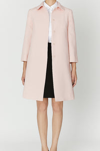 ステンカラーバックパールコート – YOKO CHAN