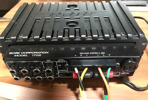 BOSE 1706 と YAMAHA AG06 | The modern stone age.