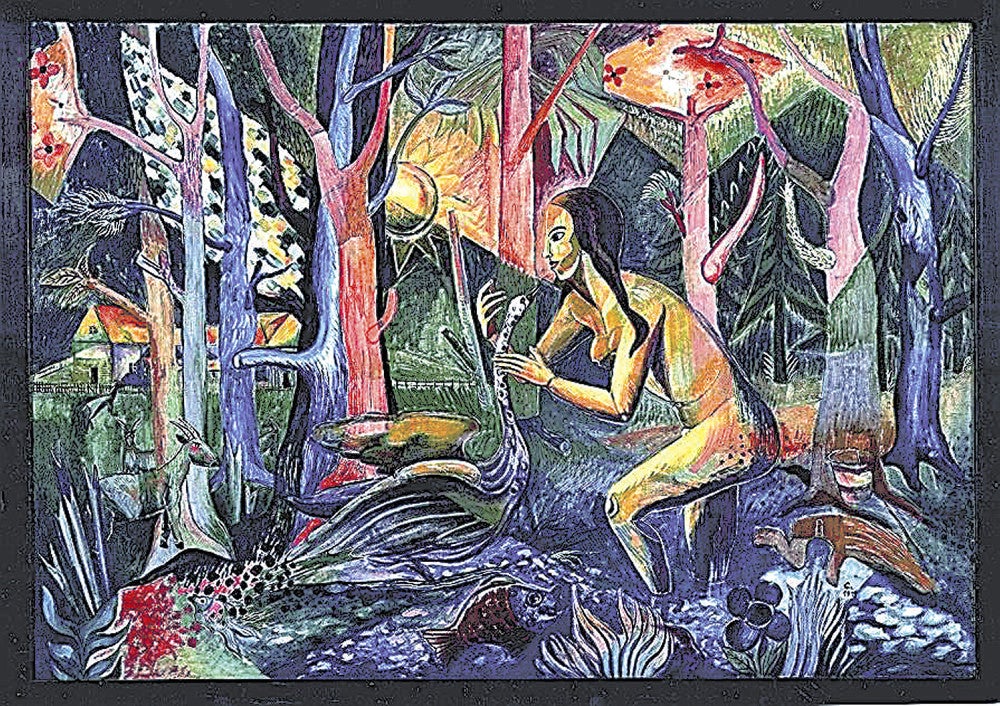 高知県所蔵の油彩画「少女と白鳥」も国際的贋作師の作品か…県立美術館