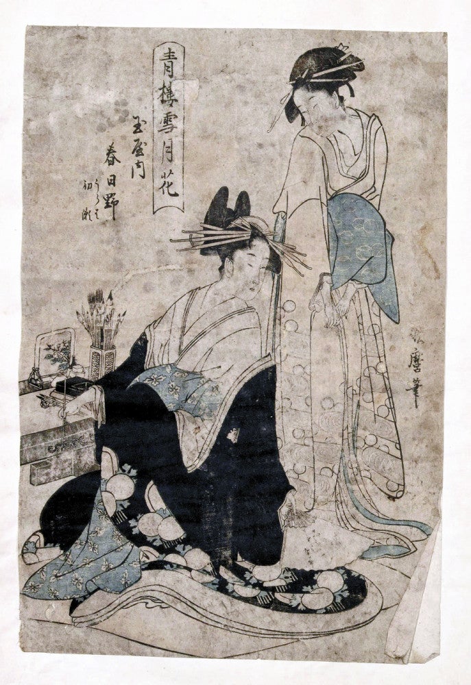 夢二が収集した浮世絵スクラップ帳…江戸期などの176点、「大正の歌麿