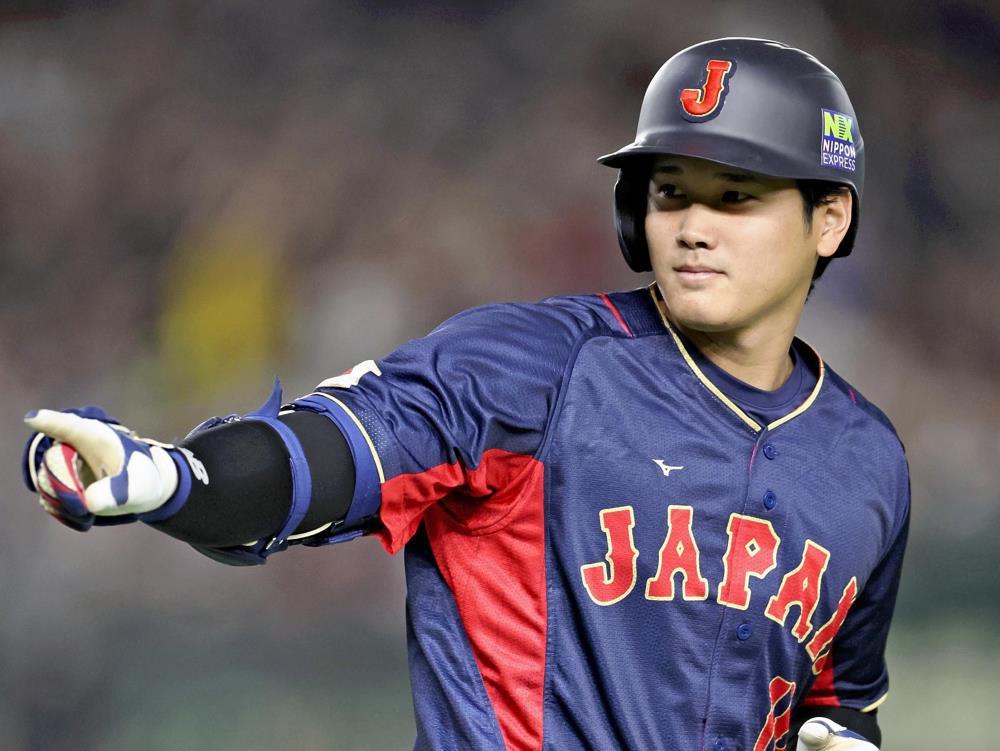 WBC:大谷翔平の侍ジャパンユニホーム、1700万円で落札…先制3ラン