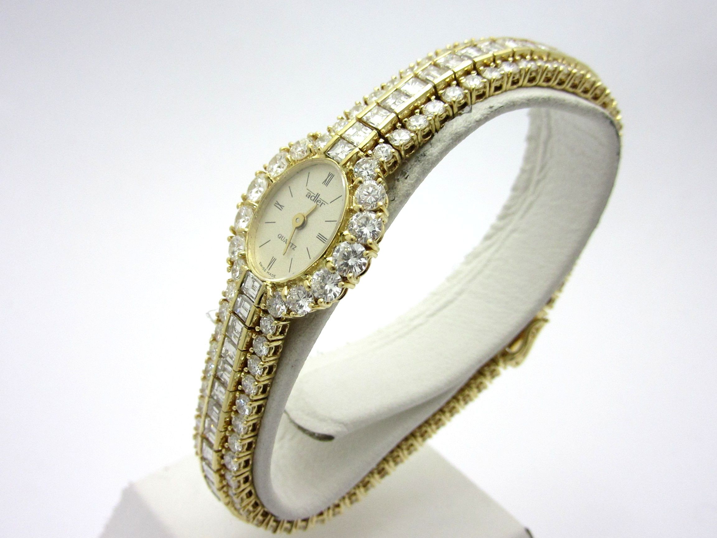 Adler ”純正ダイヤモンド 12．46ct” アドラー K18YG無垢