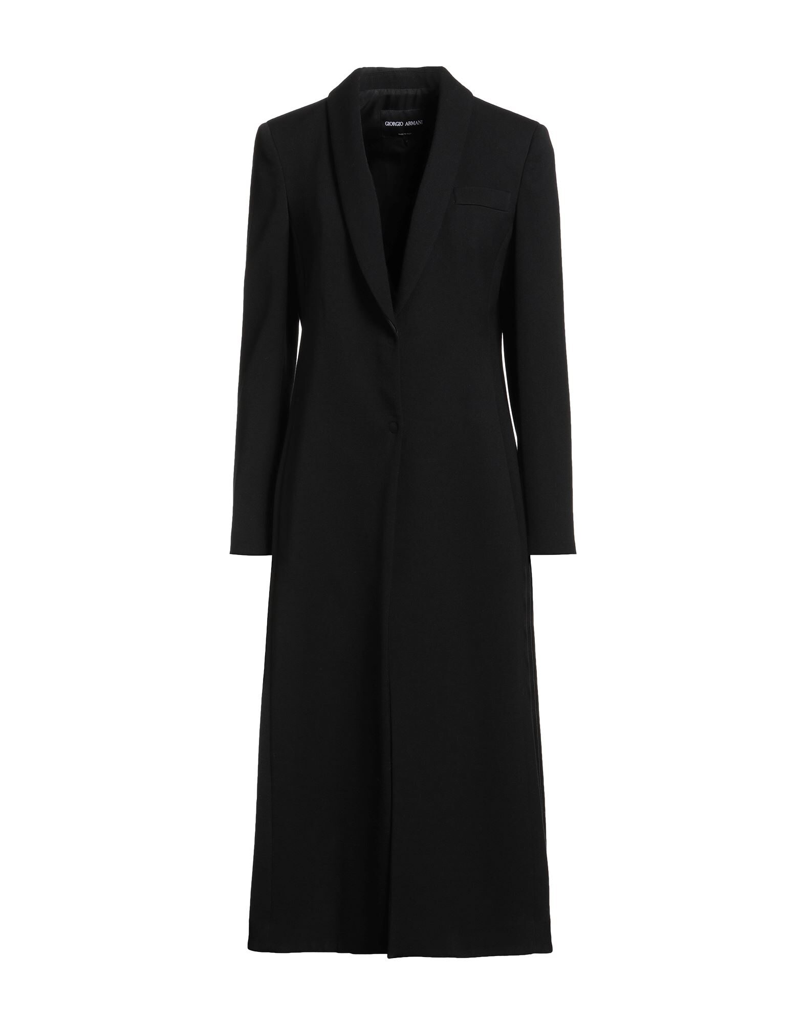 GIORGIO ARMANI Coats & Jackets | Black Women's Full-length Jacket