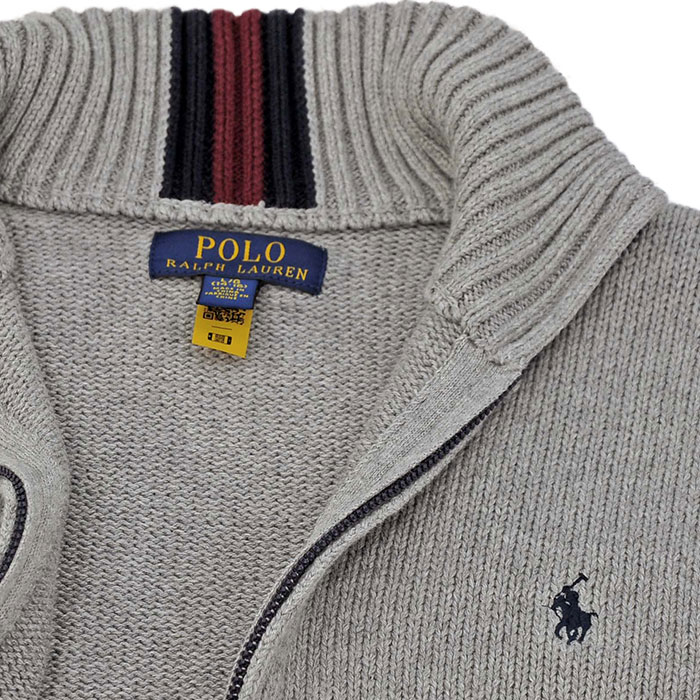 POLO ラルフローレン フルジップ セーター 送料無料