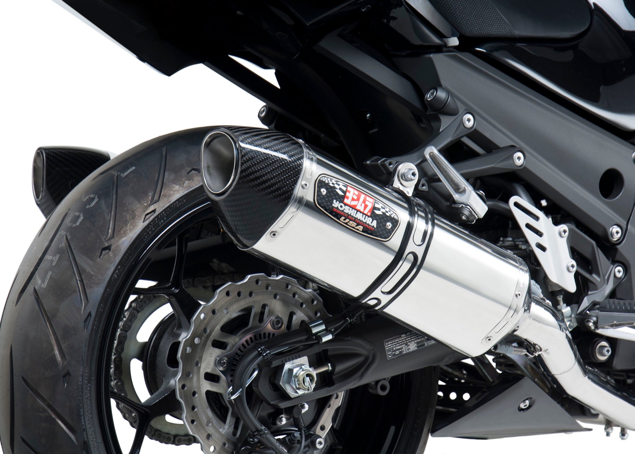 Yoshimura ZX-14R 12-23 R-77 Slip-On Dual Exhaust w/ Stainless