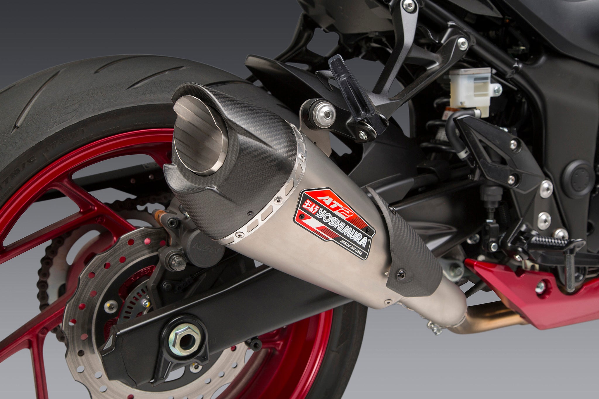 Yoshimura GSX-S750/Z 2018-22 Alpha T Slip-On Exhaust Stainless