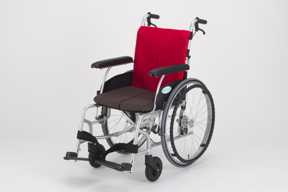 日進医療器 エコールチェアライト 自走 ｜ 車いす（自走）のレンタル