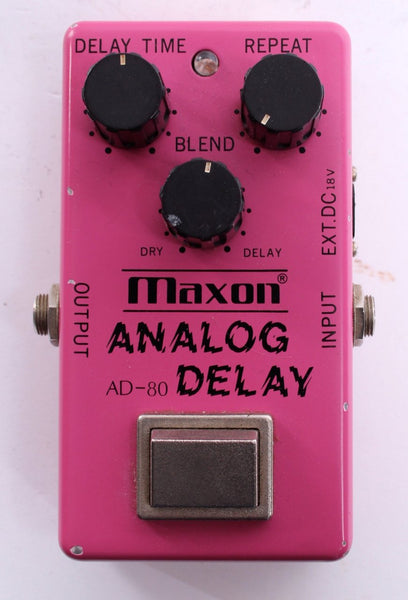 1979 Maxon AD-80 Analog Delay – Yeahman's Vintage & Used Guitars