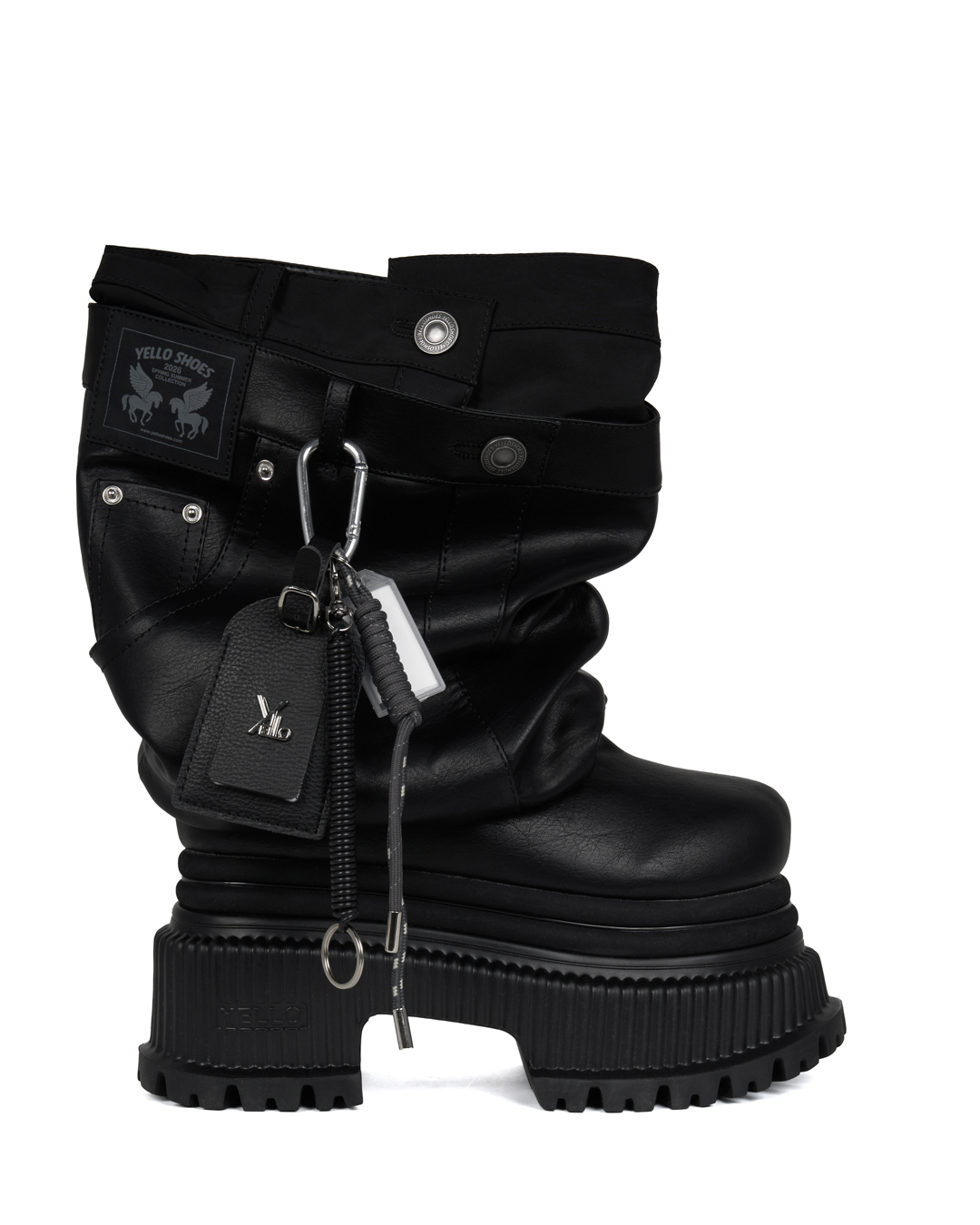 YELLO / NO.0 PLATFORM SHORT BOOTS