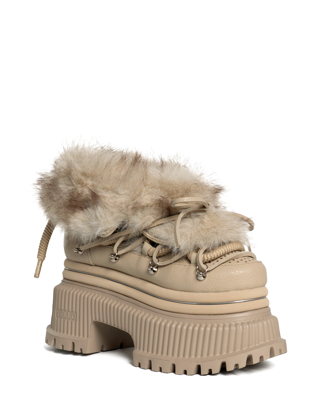 YELLO / SNUG PLATFORM SHORT BOOTS