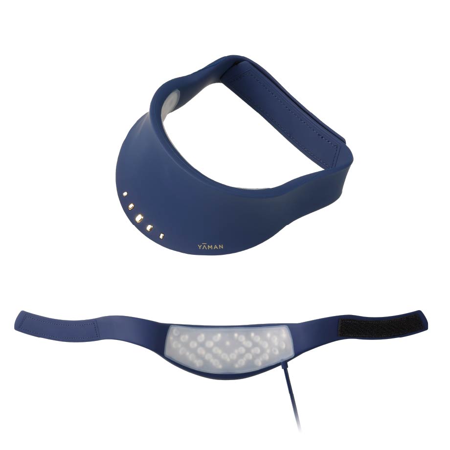 ヤーマン独自の505nmの青緑LED搭載の1回10分つけるだけマスク型美顔器