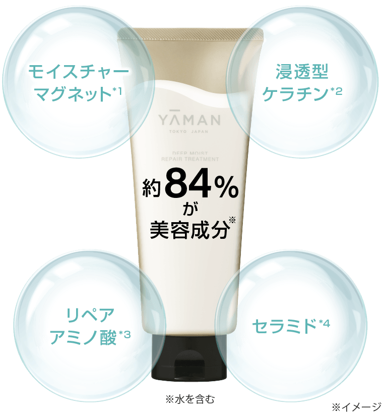 ディープモイスト リペアトリートメント | YA-MAN TOKYO JAPAN