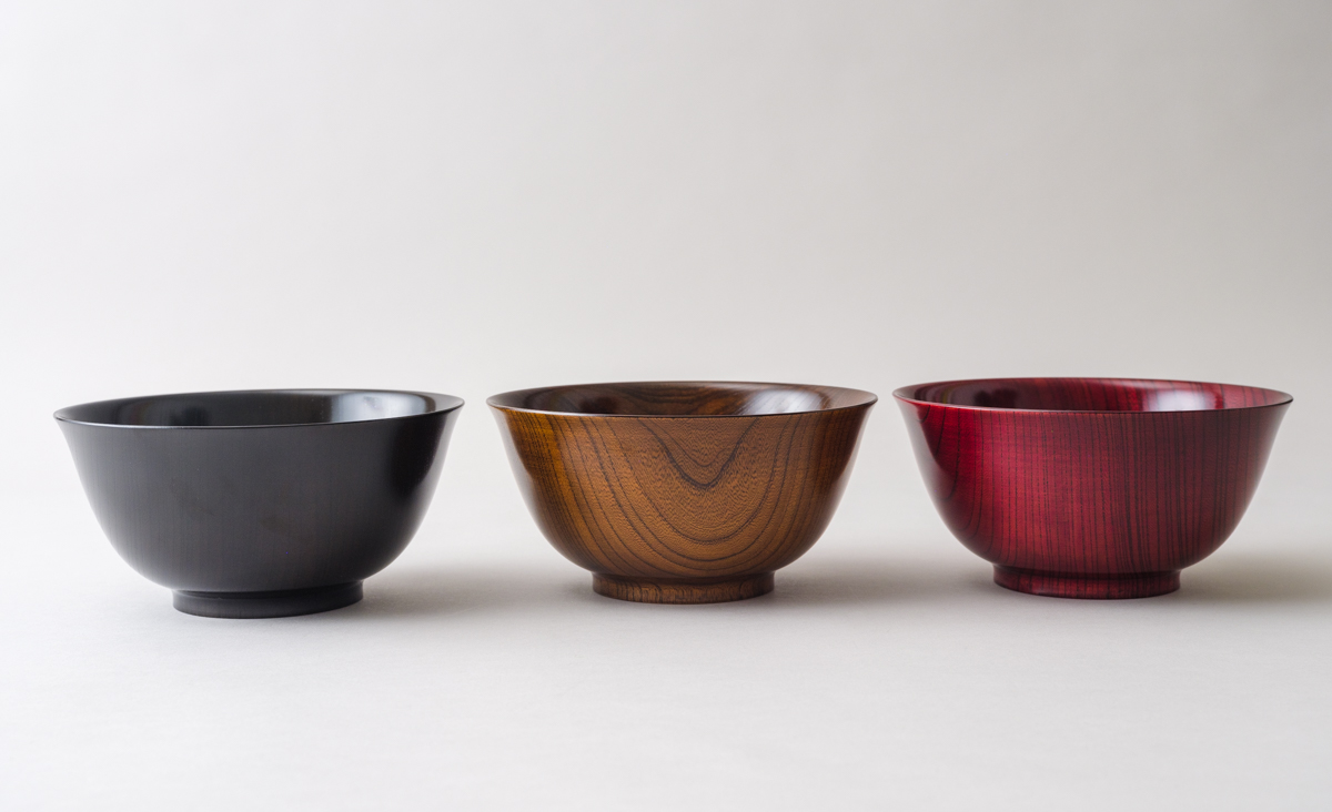 山中塗 めん鉢 けやき 黒すり | 山中塗（山中漆器）オフィシャルサイト