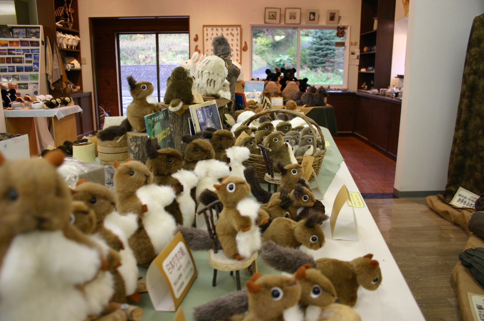 おしどりのひな オシドリ ひな ぬいぐるみ やまね工房 落合けいこのさ