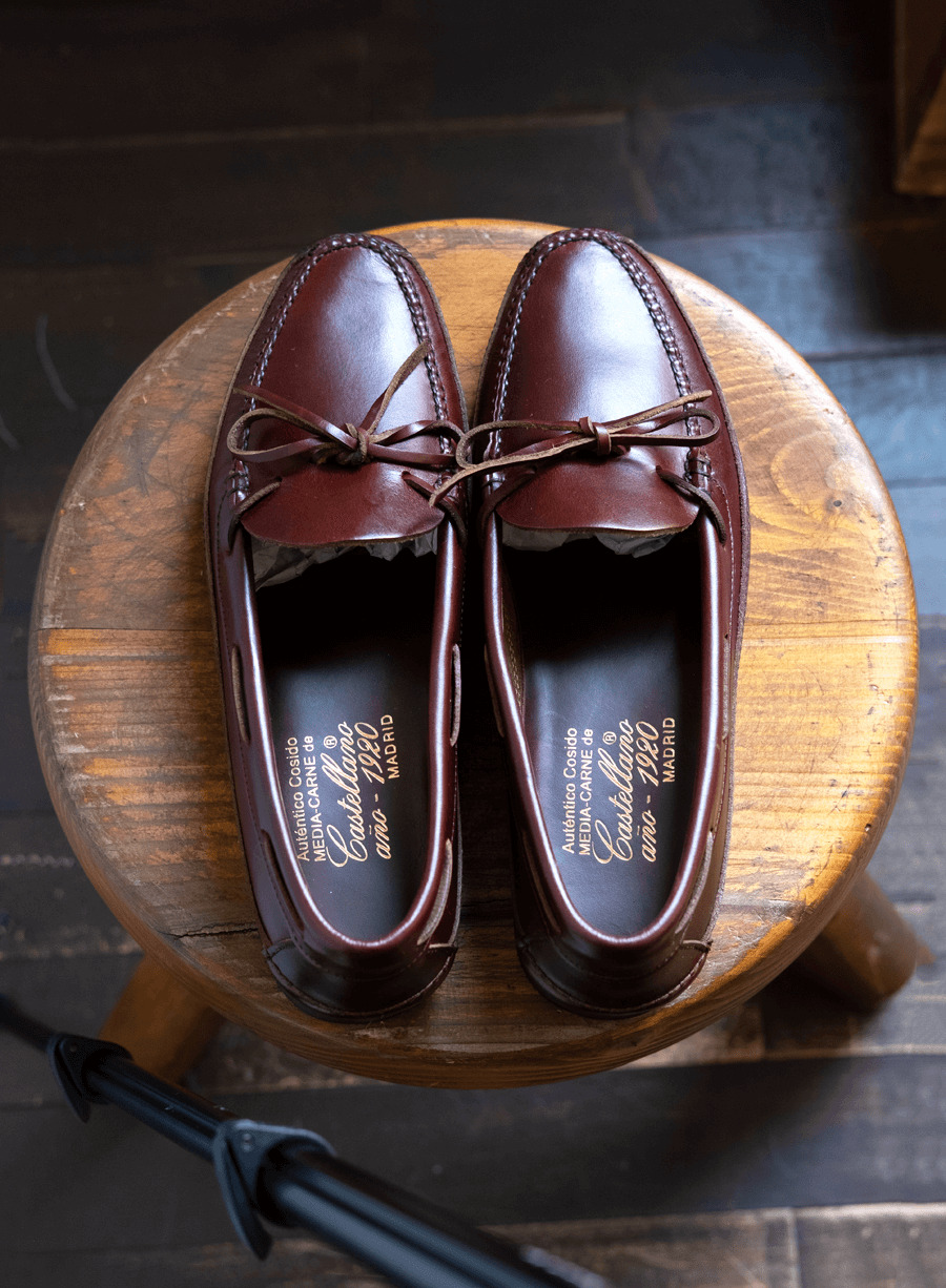 CASTELLANO Ciclon Leather Canoe Moc | 大阪心斎橋のメンズ洋服の