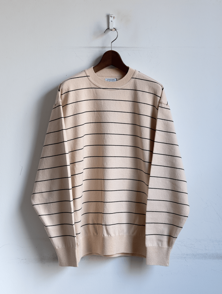 Yonetomi NEW BASIC Wave Cotton Knit P/O | 大阪心斎橋のメンズ洋服の