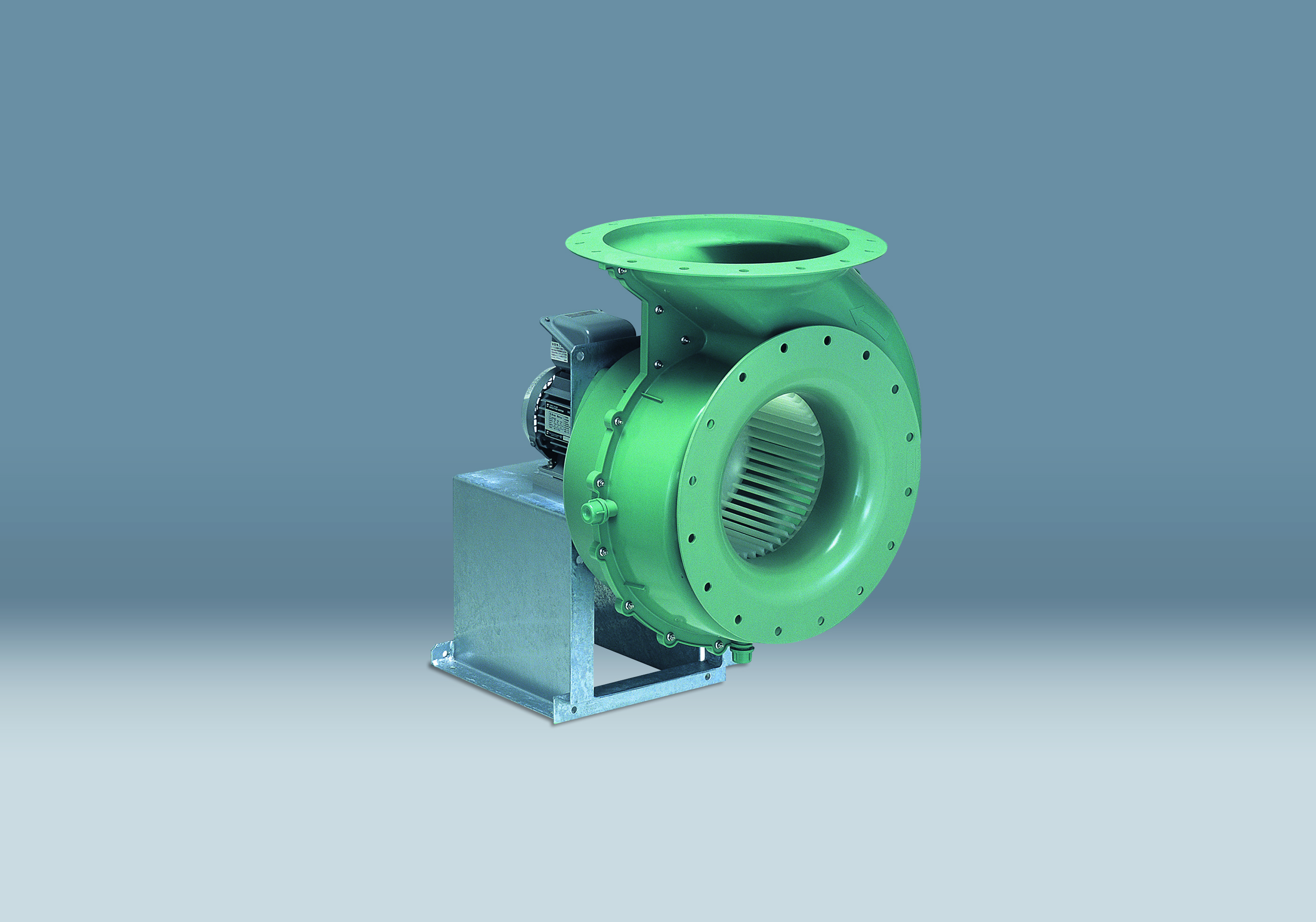 シロッコファン（FRPP製 センター吐出し モータ直動式）（CES-D