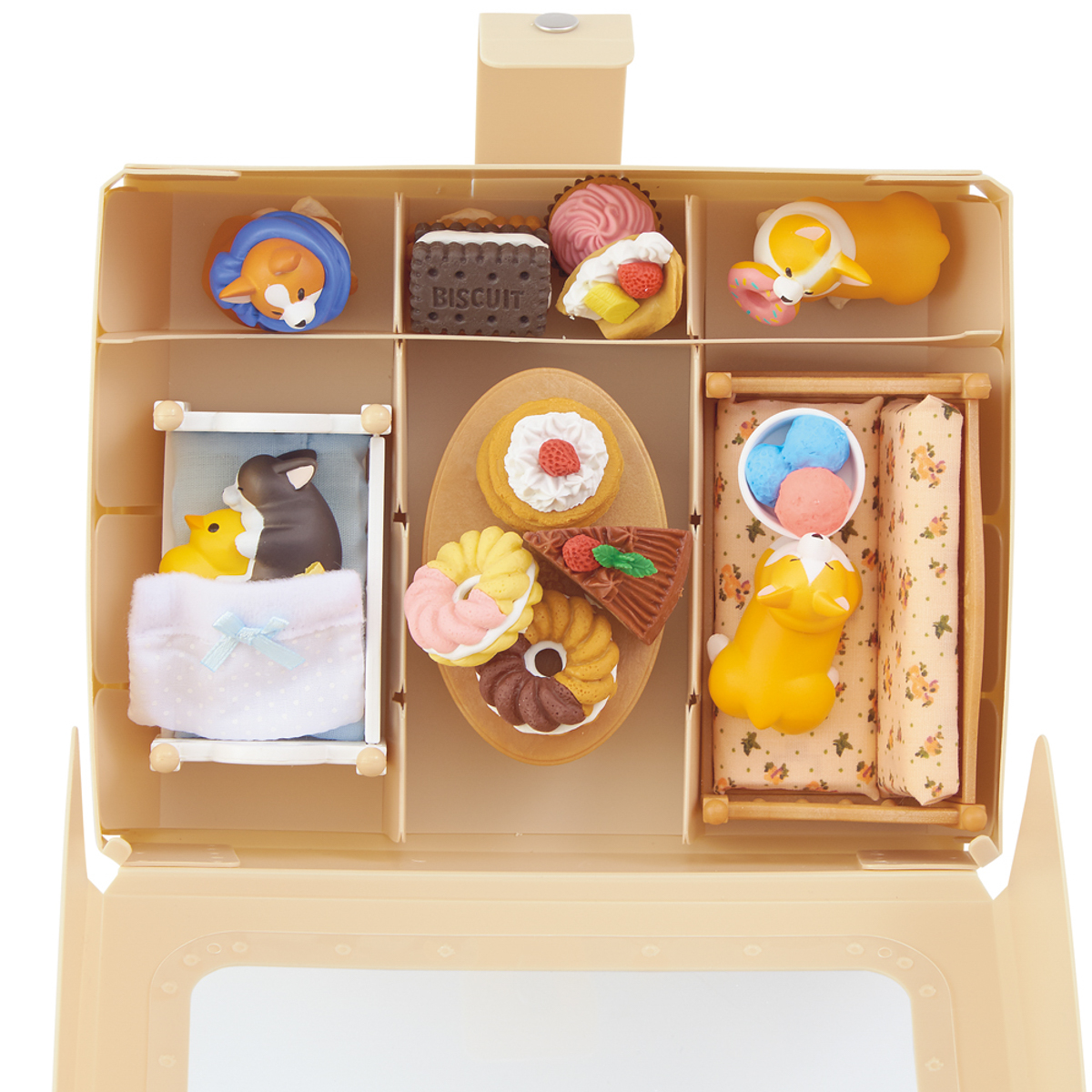 CUBE FIZZ コレクションケース ベージュ | かぜとゆき