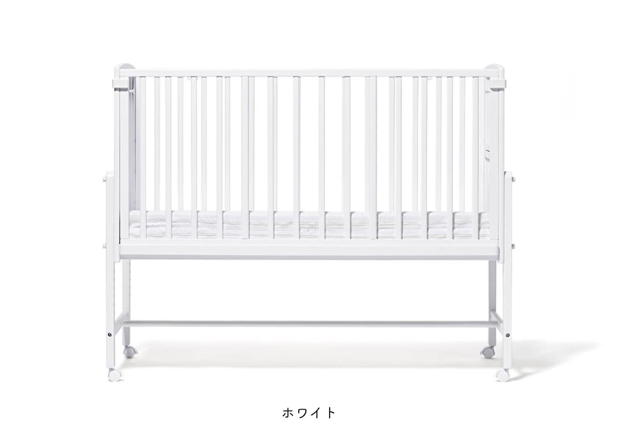 そいねーる＋ロング yamatoya ヤマトヤ ホワイト ベビーベッド 2way