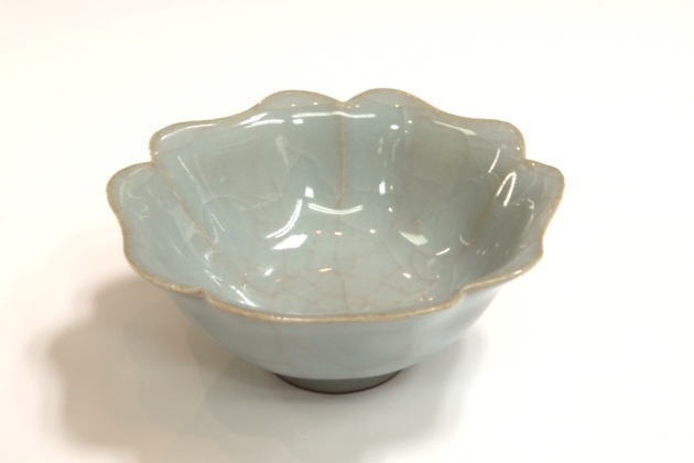 柳瀬美術店 / 川瀬 忍「青磁盃-3」共箱[KAWASE Shinobu]Sake cup