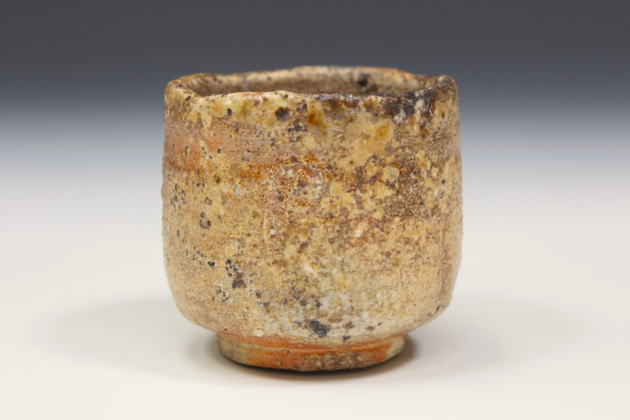 柳瀬美術店 / 辻 清明「信楽盃-2」共箱[TSUJI Seimei]Sake cup