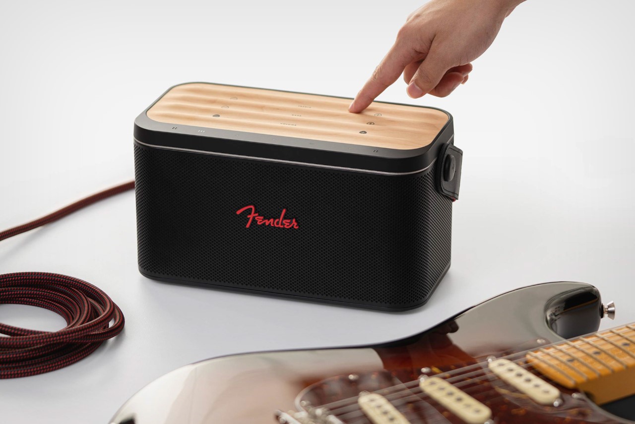 Fender Unveils A Hybrid Bluetooth Speaker + Portable Amp That Lets