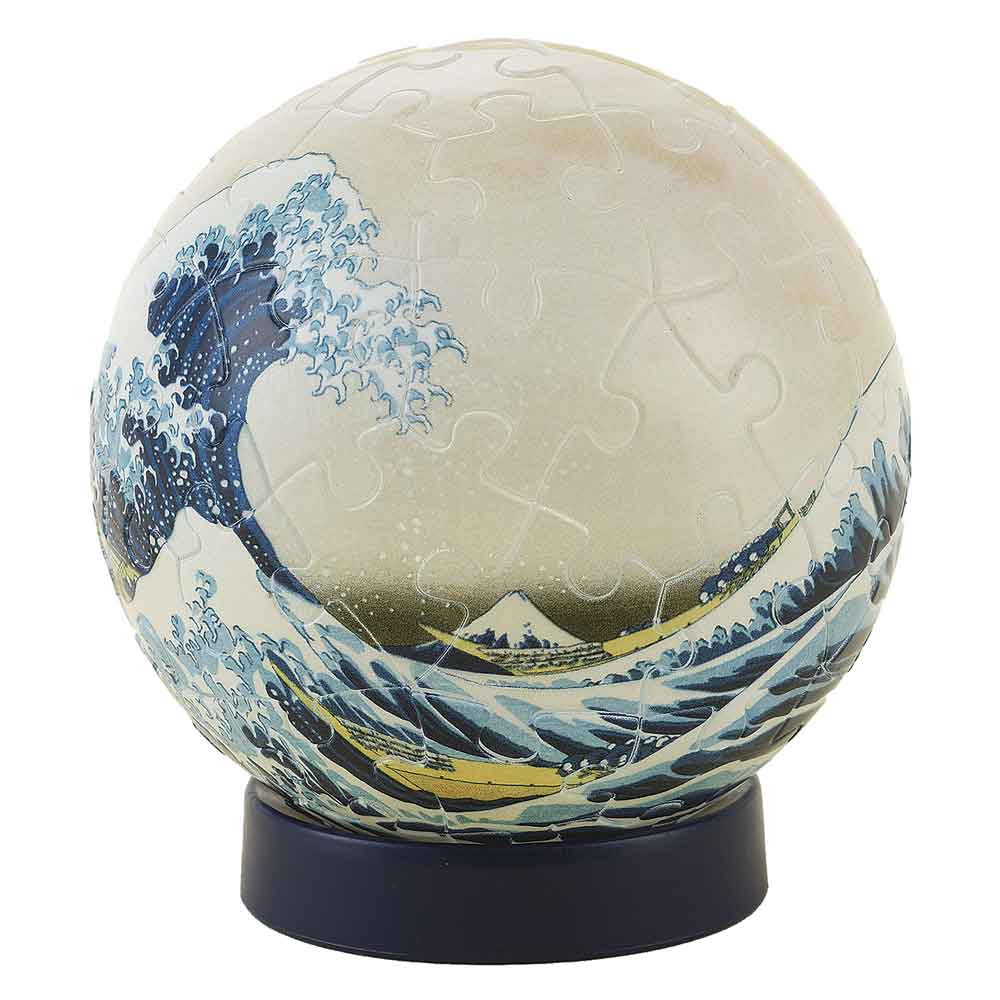 3D球体パズル ルミオーブ 神奈川沖浪裏 / ジグソーパズルやのまん