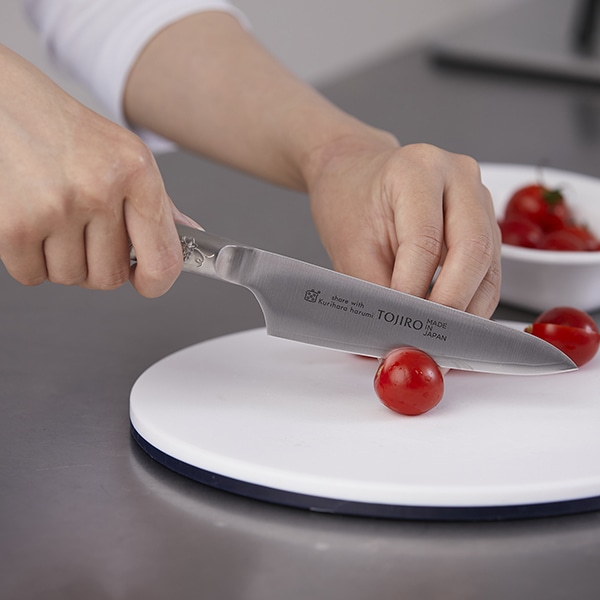 ゆとりの空間×TOJIRO PRO複合材ぶどう柄キッチンナイフ S｜包丁