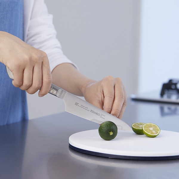 ゆとりの空間×TOJIRO PRO複合材ぶどう柄キッチンナイフ S｜包丁