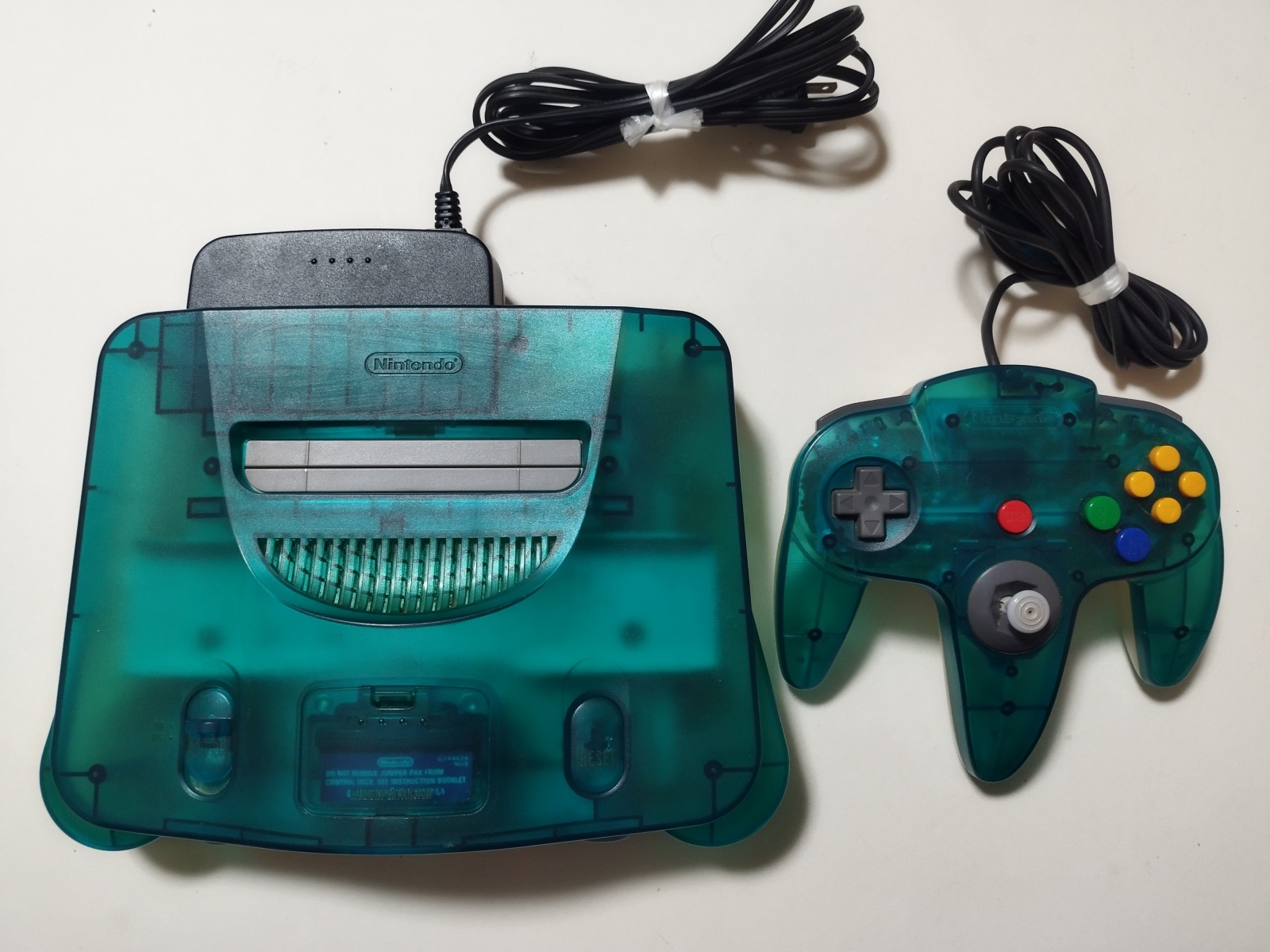 64本体クリアブルー 箱説無 ニンテンドー64【管理2-4】 - 遊戯屋