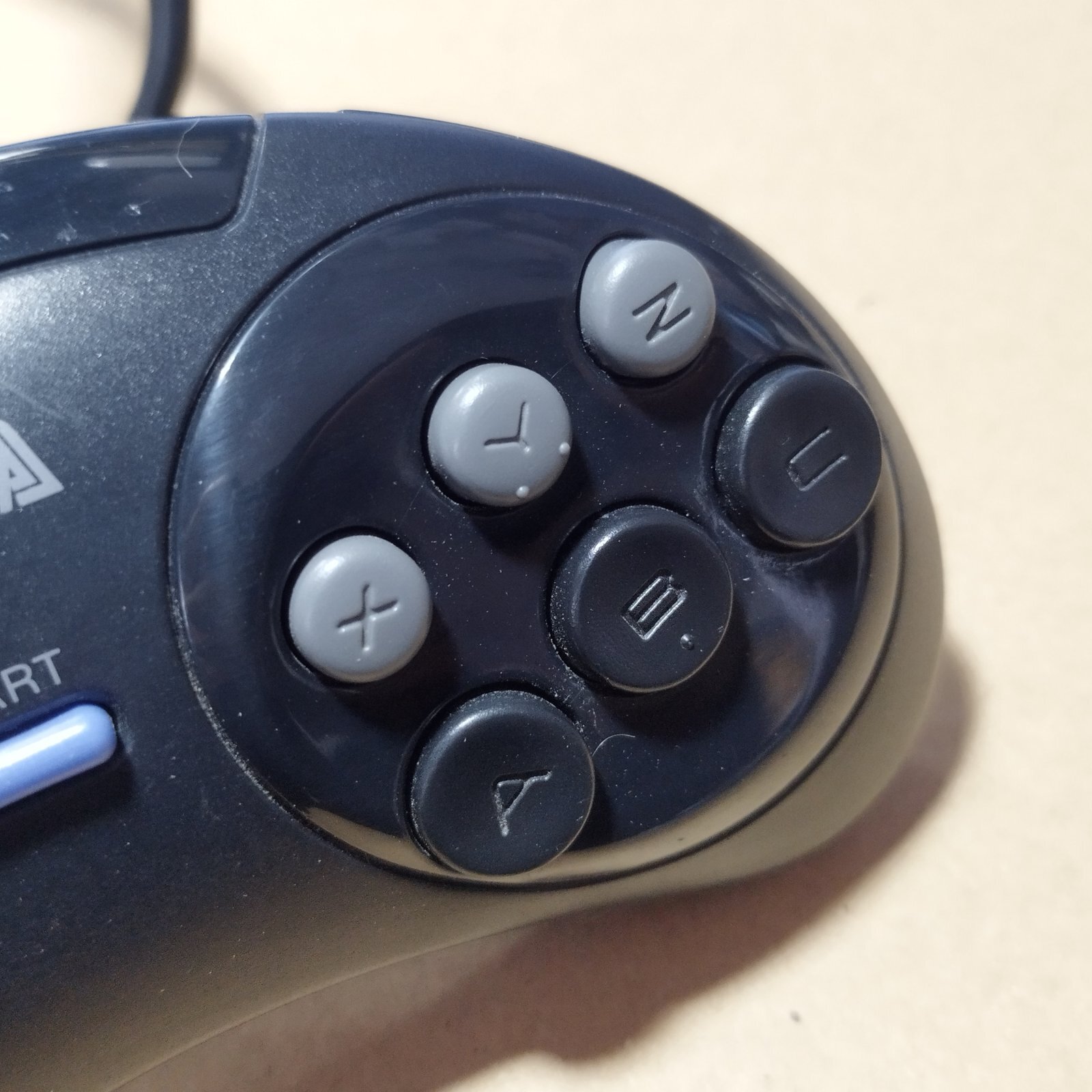 コントローラー6ボタンパッド 箱説無 MDメガドライブ【管理4N7】 - 遊戯屋