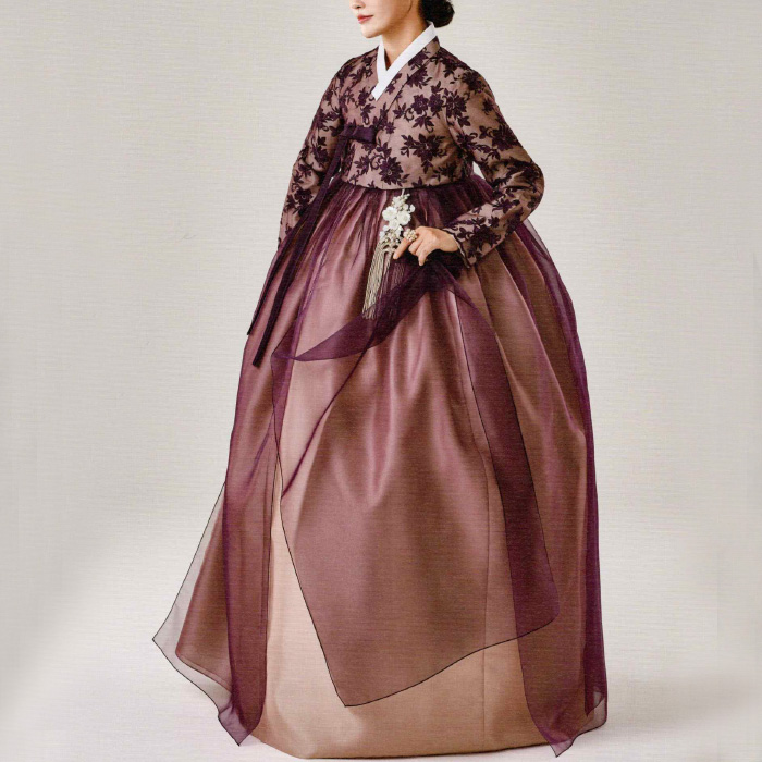 オーダーメイドチマチョゴリ・化繊・チマチョゴリ・6ns-363 女性化繊