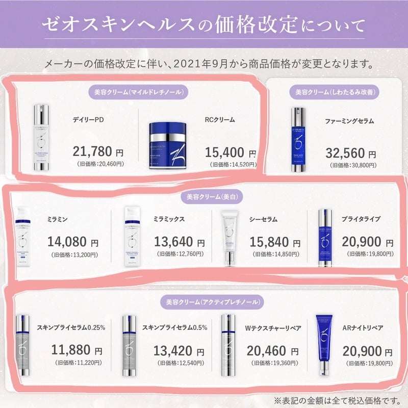 ゼオスキンの価格改定＆ゼオスキン簡単総解説 | ゆみ美容皮膚科クリニック