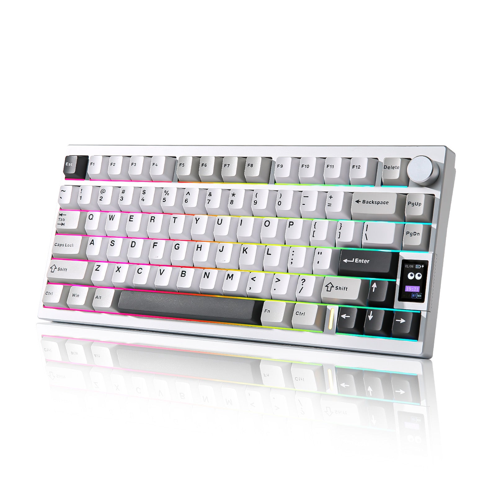 YUNZII AL80 QMK/VIA Aluminum LCD Mechanical Keyboard – YUNZII KEYBOARD