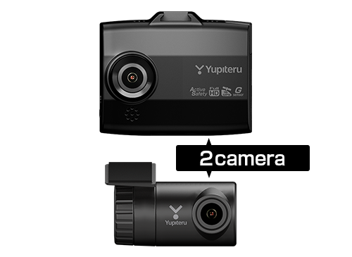 510420 ユピテル ドライブレコーダー 前後2カメラ WDT410d WDT410d