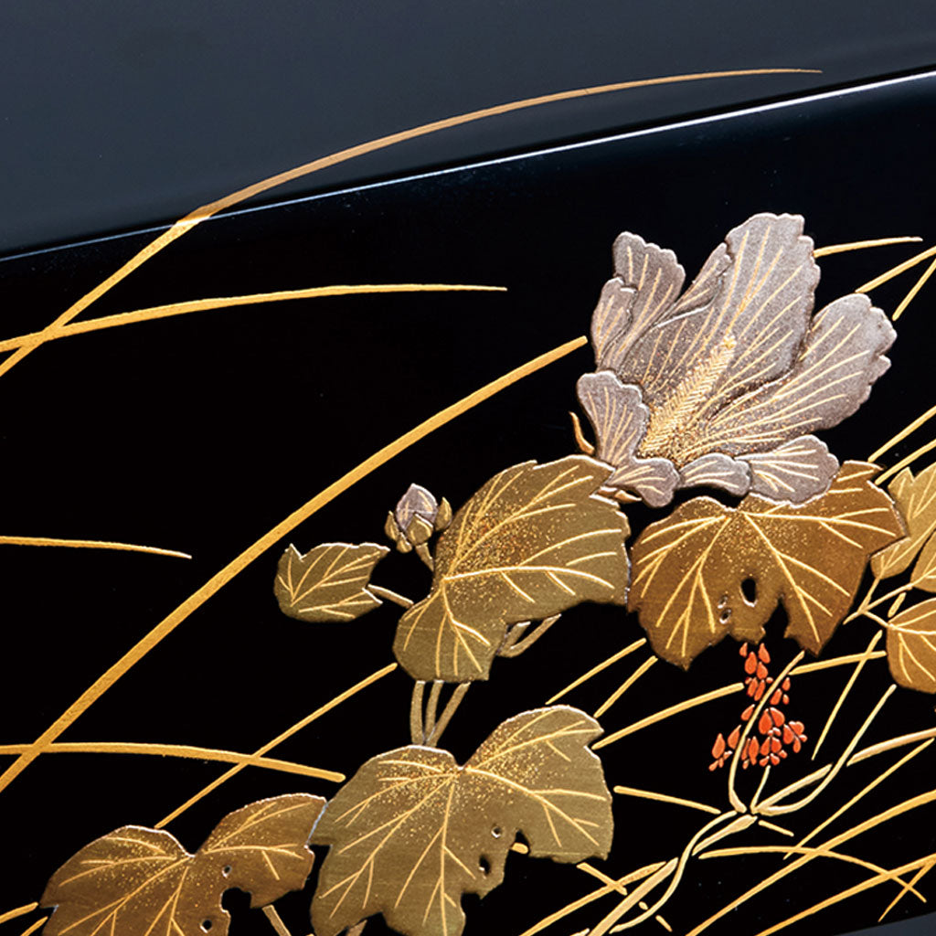 秋草に月蒔絵 被蓋内二段宝石箱 – 象彦 公式オンラインショップ