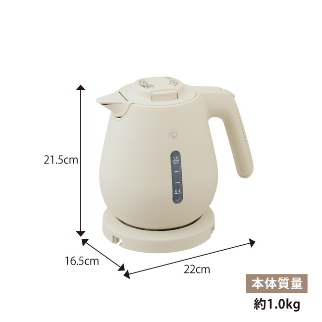 電気ケトル CK-DB10 CA（ベージュ） | 象印マホービン公式オンライン