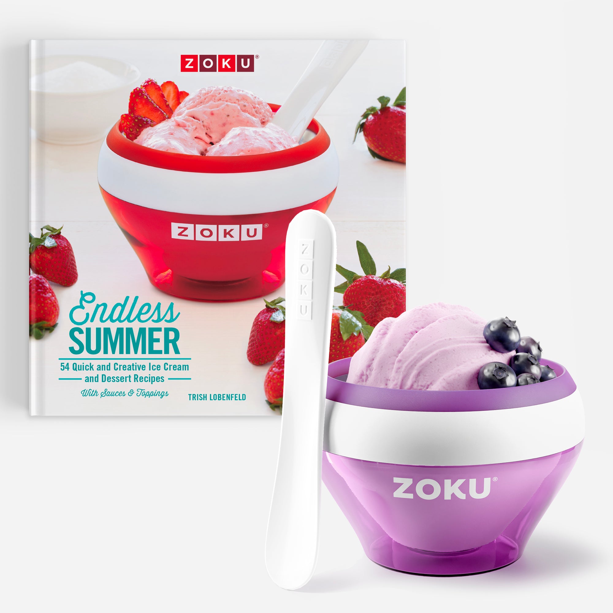 Ice Cream Maker & Recipe Book Bundle – ZOKU