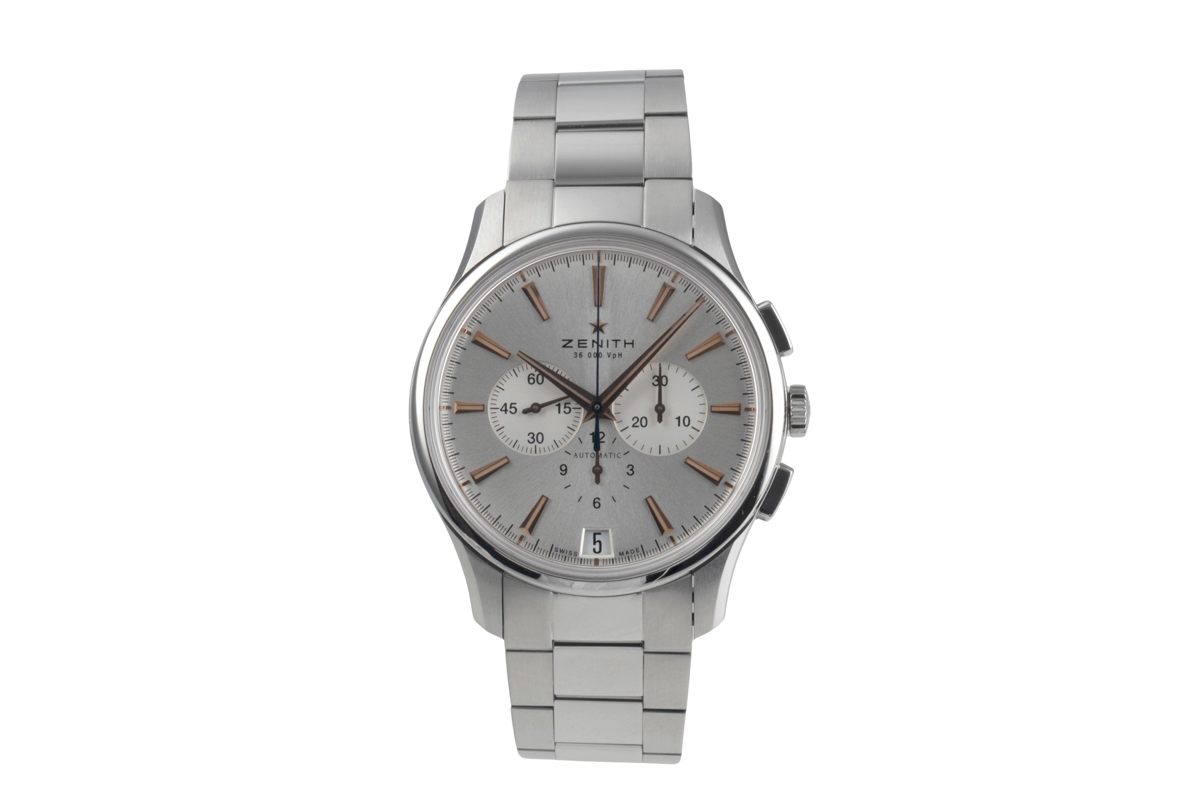 Zenith Captain chronograph steel automatic Kal. 400 Ref. 03.2110