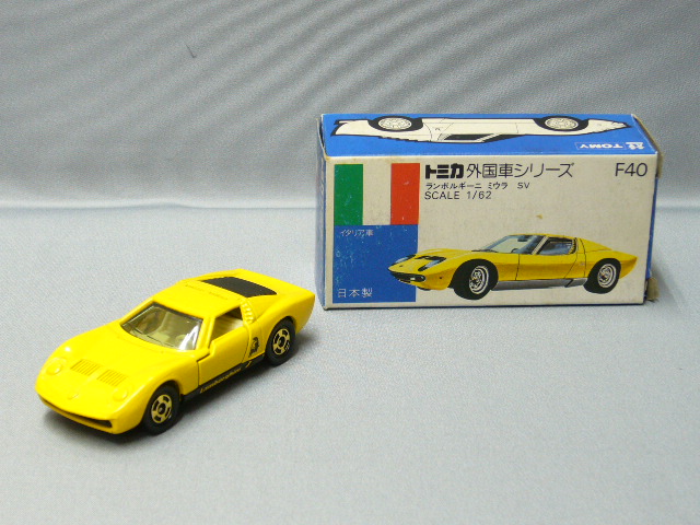 F40 ランボルギーニ ミウラSV イエロー [ミニカーショップ ゼロクラフト]
