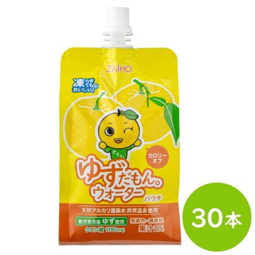 ゆずだもん。ウォーター パウチタイプ 300g×30本｜水・焼酎の財宝