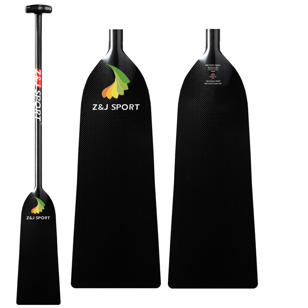 ZJ IDBF Approved Carbon Adjustable / One piece Dragon Boat Paddle