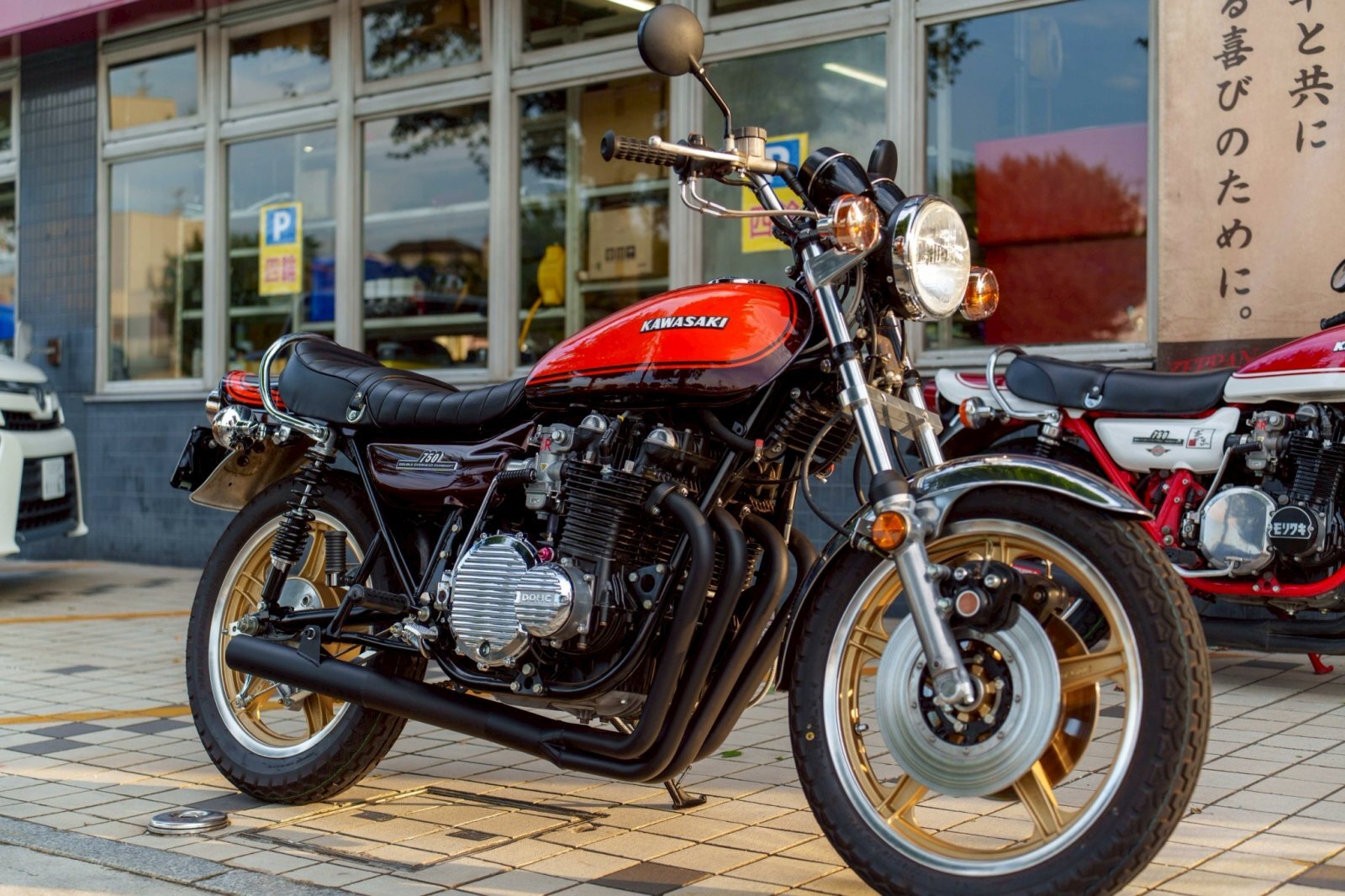 ZU オリジナルZ1/Z2用機械曲げ集合マフラー - UEMATSU PARTS-ZU