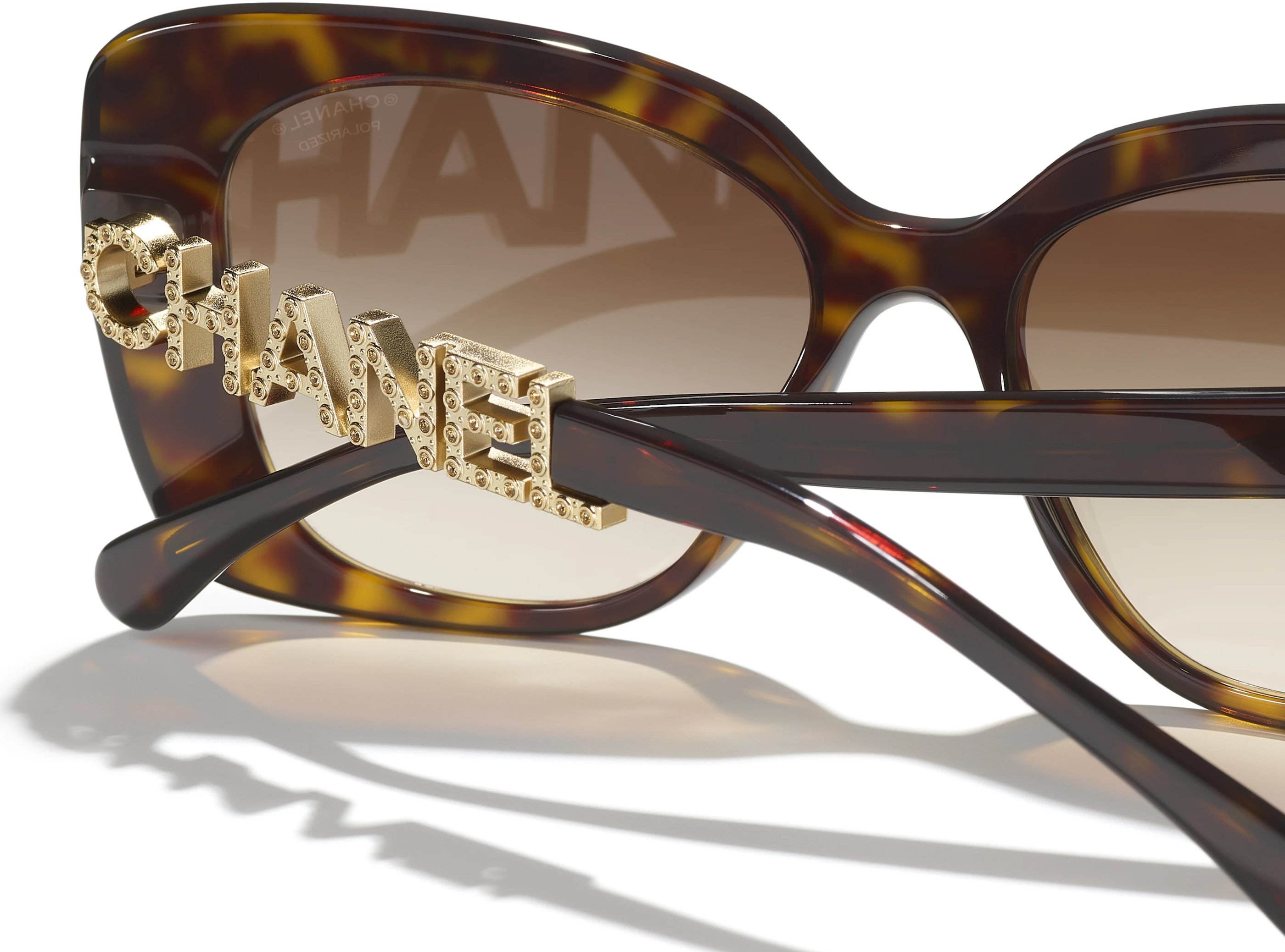 シャネル サングラス CH5422B C714/S9 Gold Strass 偏光