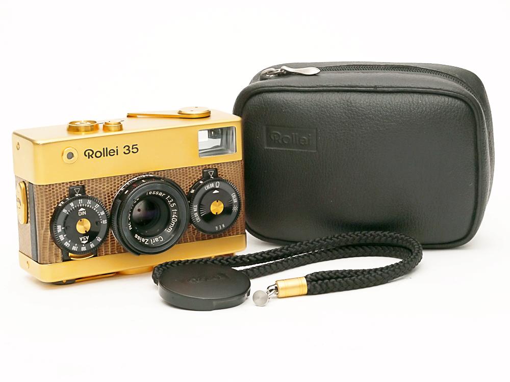 Rollei 35 (ゴールド) Singapore 製 40/3.5 Tessar (沈銅式) ローライ