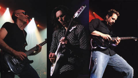 2005年G3 来日記念Tシャツ サトリアーニ、ヴァイ、ペトルーシ 2005年G3