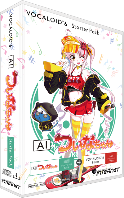 shop.ssw.jp 商品詳細｜VOCALOID6 Starter Pack AI ついなちゃん