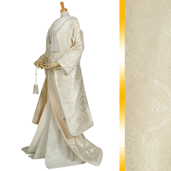 白無垢・色打掛:U007 唐織| 婚礼衣装レンタル | 京都着物レンタル夢館